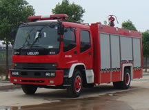 慶鈴五十鈴5-7方泡沫消防車